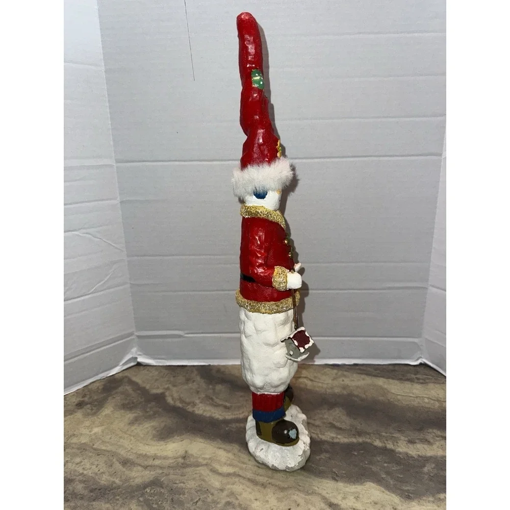 Whimsical snowman Christmas figurine Resin Folk Art Style‎ 12